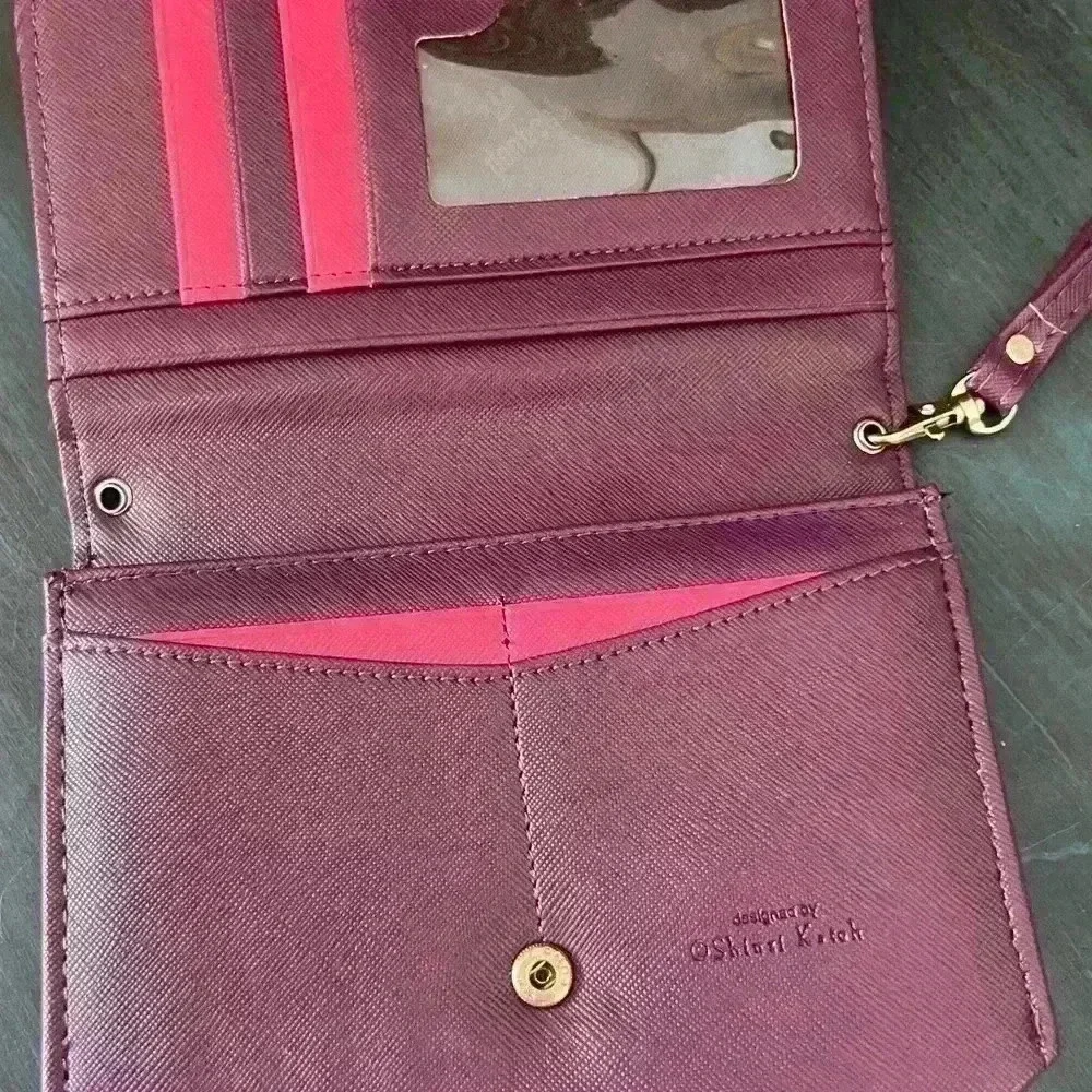 Burgundy wallet